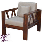 Solid Wood VV Design Sofa One Seater