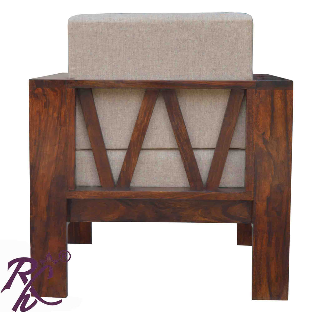 Solid Wood VV Design Sofa One Seater