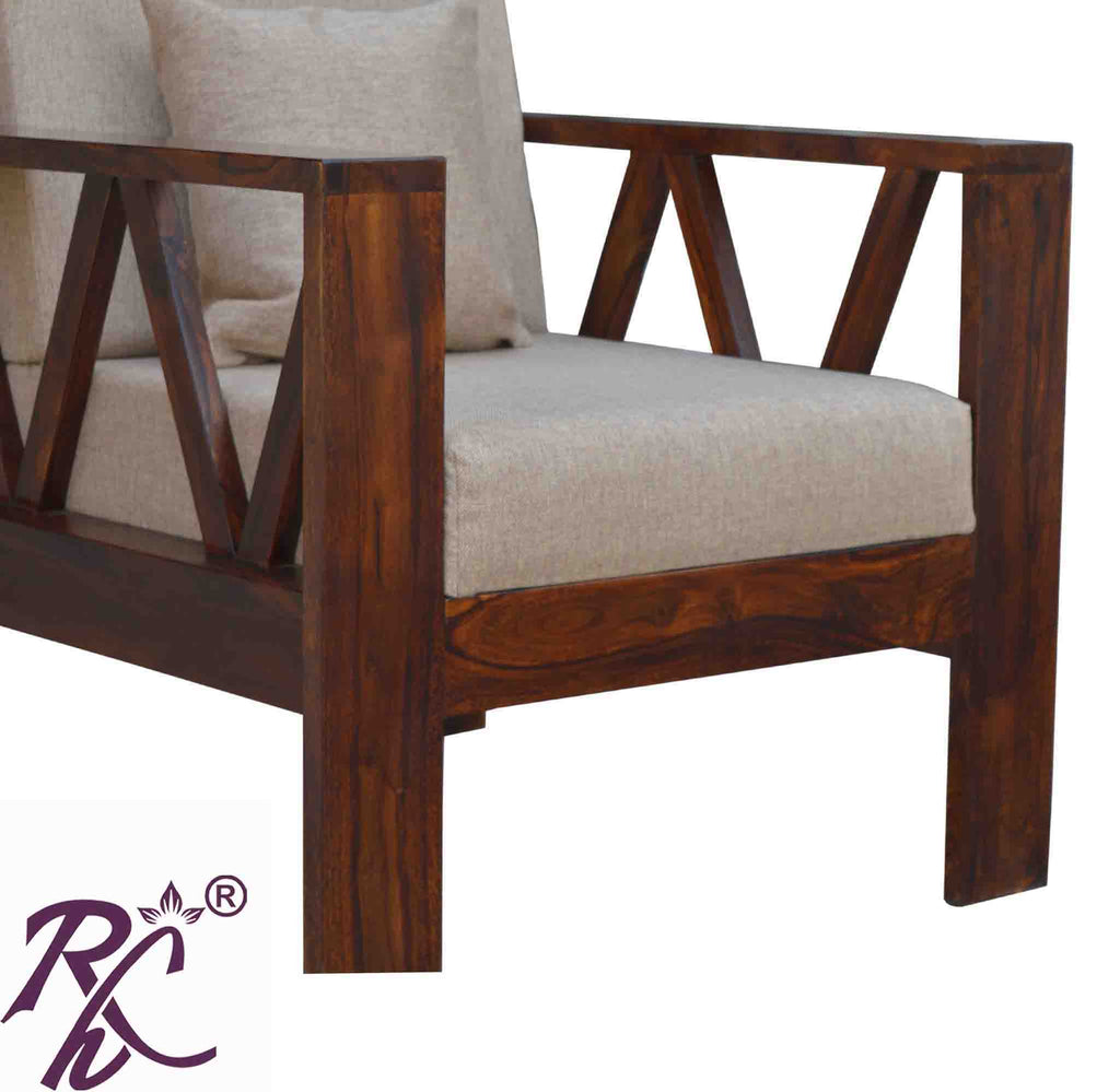 Solid Wood VV Design Sofa One Seater