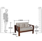 Solid Wood VV Design Sofa 2 Seater
