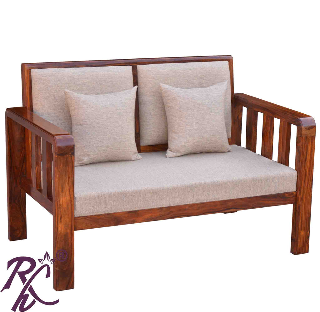 Solid Wood Raj Sofa 2 Seater