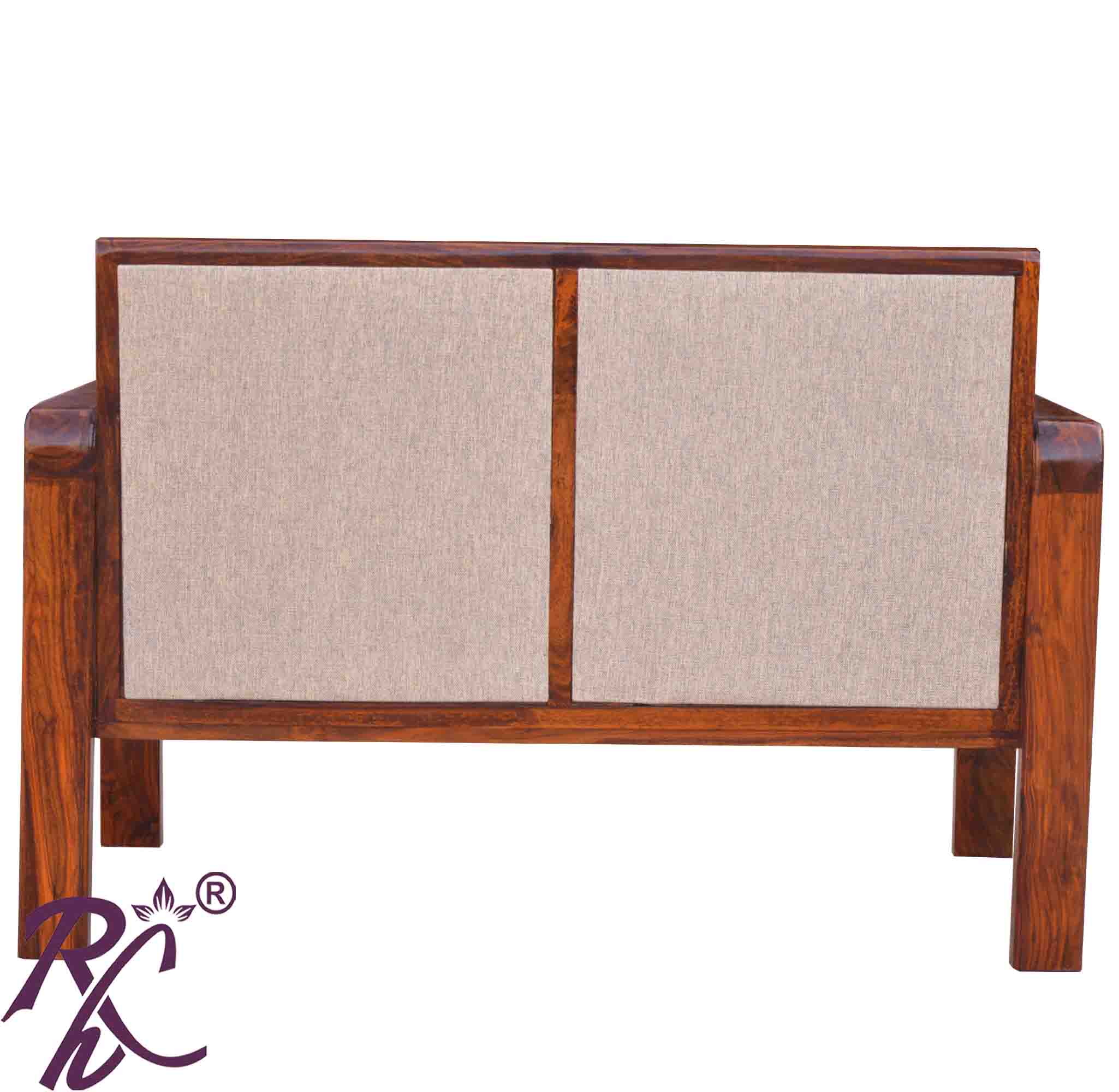 Solid Wood Raj Sofa 2 Seater