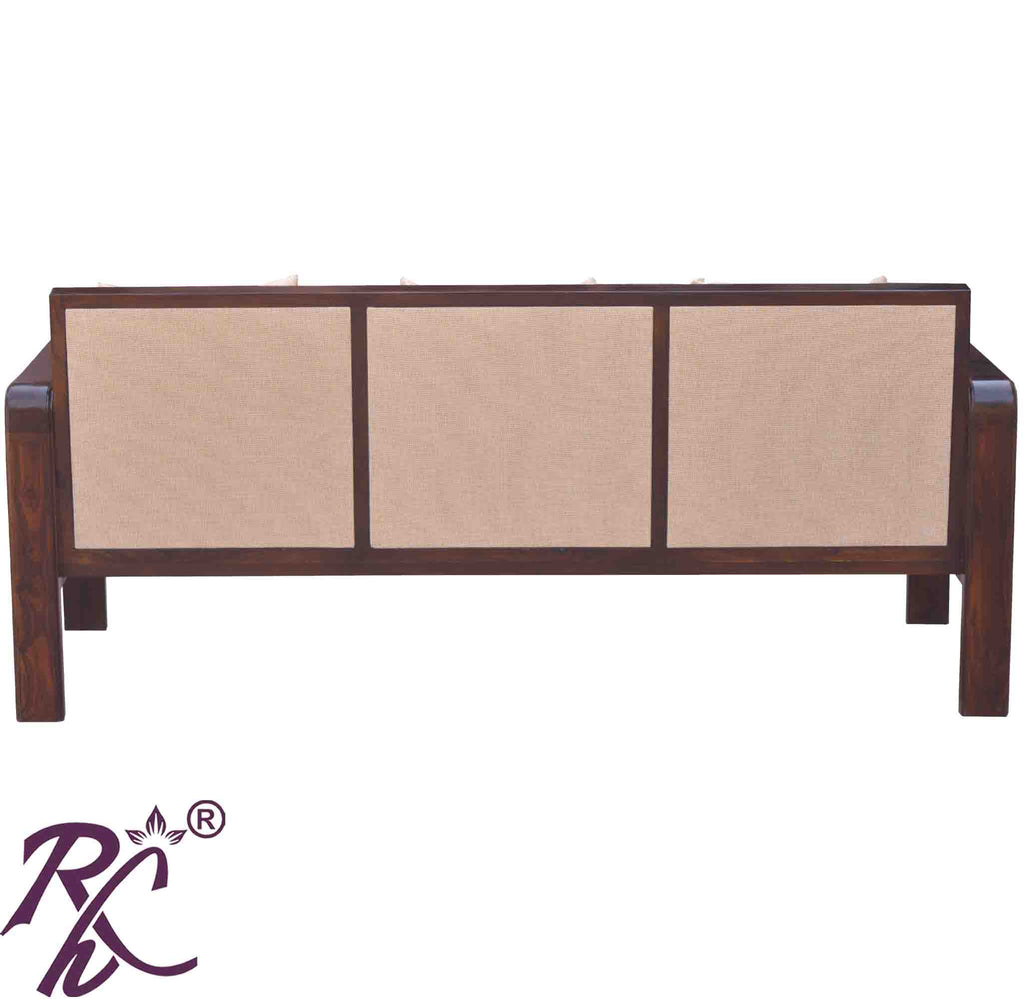 Solid Wood Raj Sofa 3 Seater