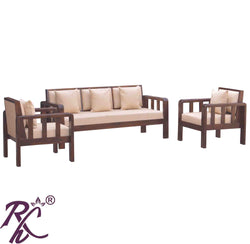 Solid Wood Raj Sofa Set  5 Seater