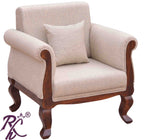 Solid Wood Rajasthani Sofa One Seater
