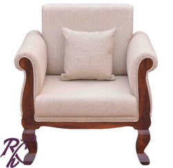 Solid Wood Rajasthani Sofa One Seater