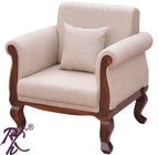 Solid Wood Rajasthani Sofa One Seater