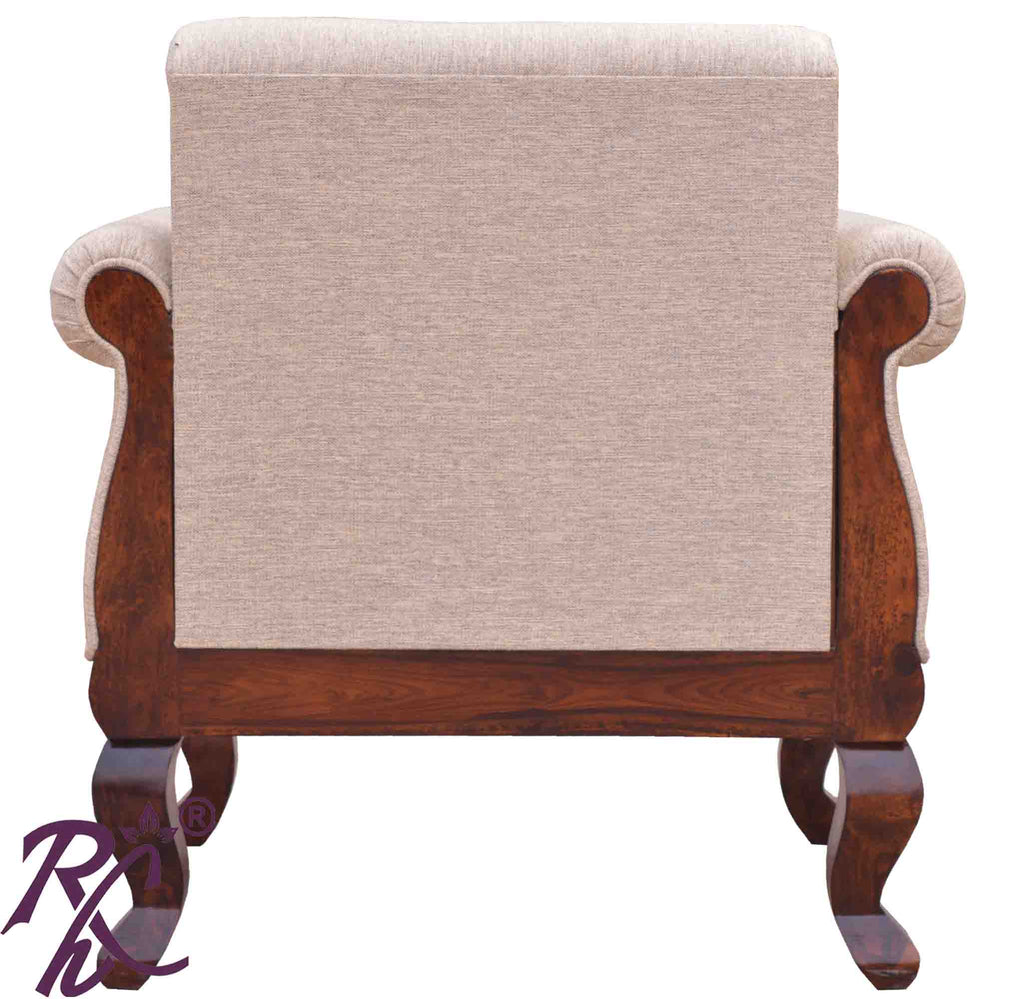Solid Wood Rajasthani Sofa One Seater