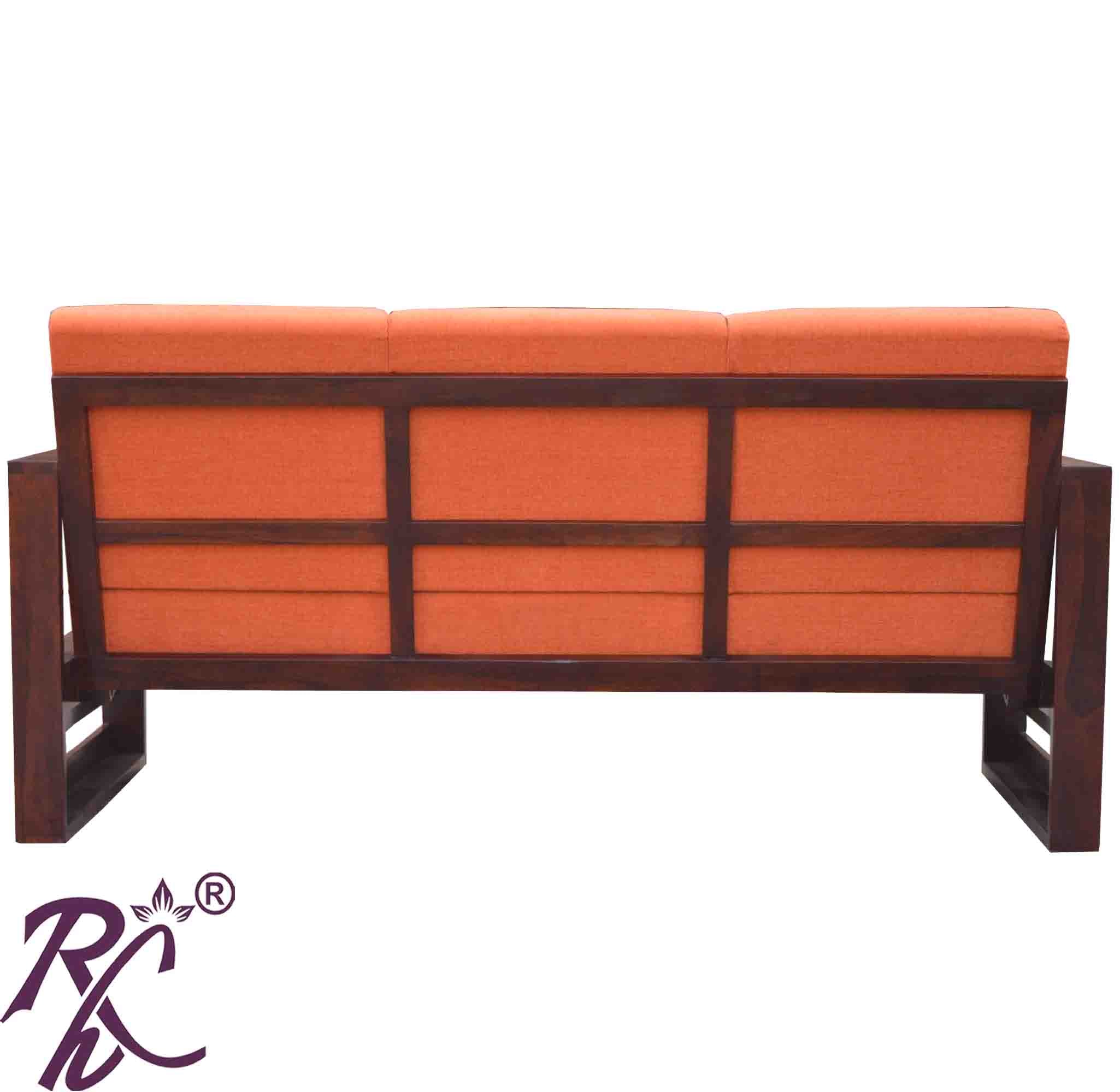 Solid Wooden Sofa 3 Seater