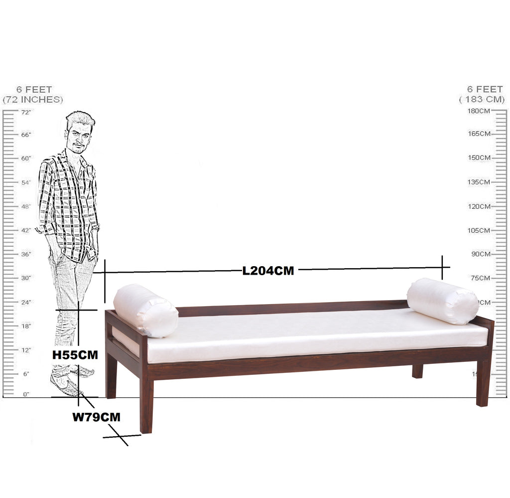 Solid Wood Diwan Sofa Cum Bed