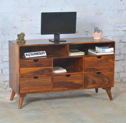 Solid Wood Lynton Large Led Unit (Honey Finish)