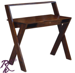 Solid Wood Crossia Design Study | Writing Table With One Drawer