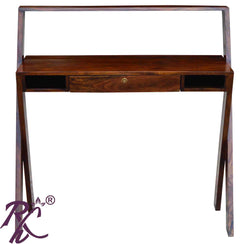 Solid Wood Crossia Design Study | Writing Table With One Drawer