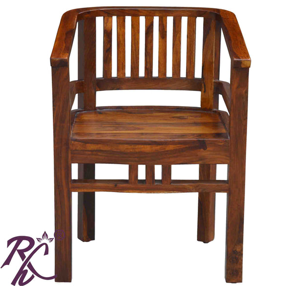 Solid Sheesham Wood Arm Chair RAJ HANDICRAFT