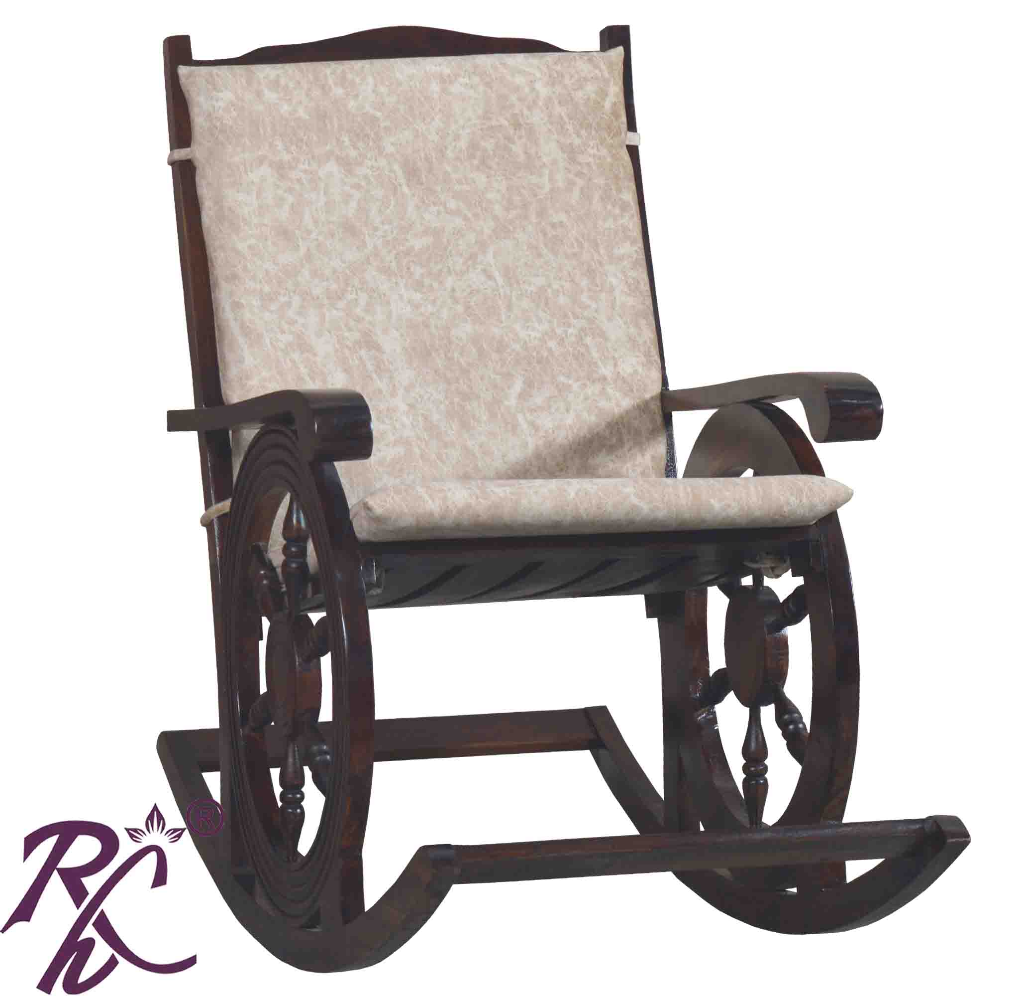 Solid Wooden Rocking Chair Cushion Top