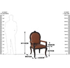 Solid Sheesham Wood Arm Chair