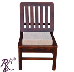 Solid Wood Low Height Arm Chair Cushion Top