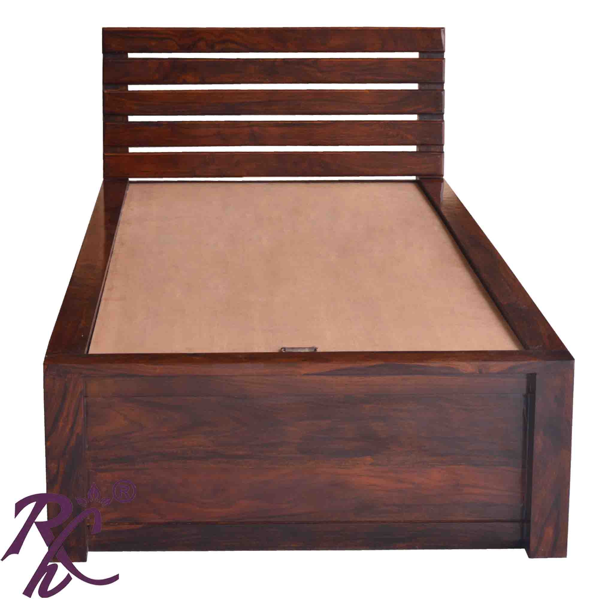 Solid Wood Stripe Diwan Bed