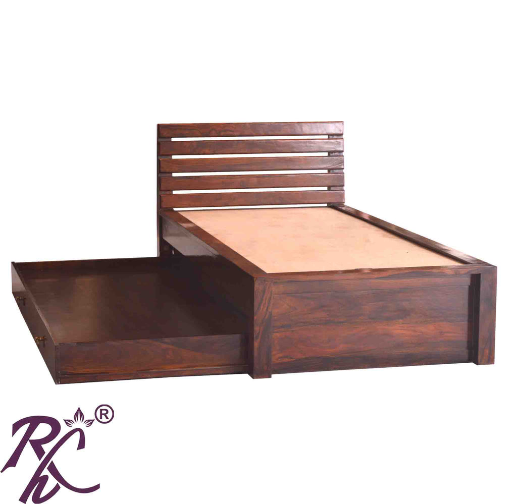 Wooden Stripe Kids Bed