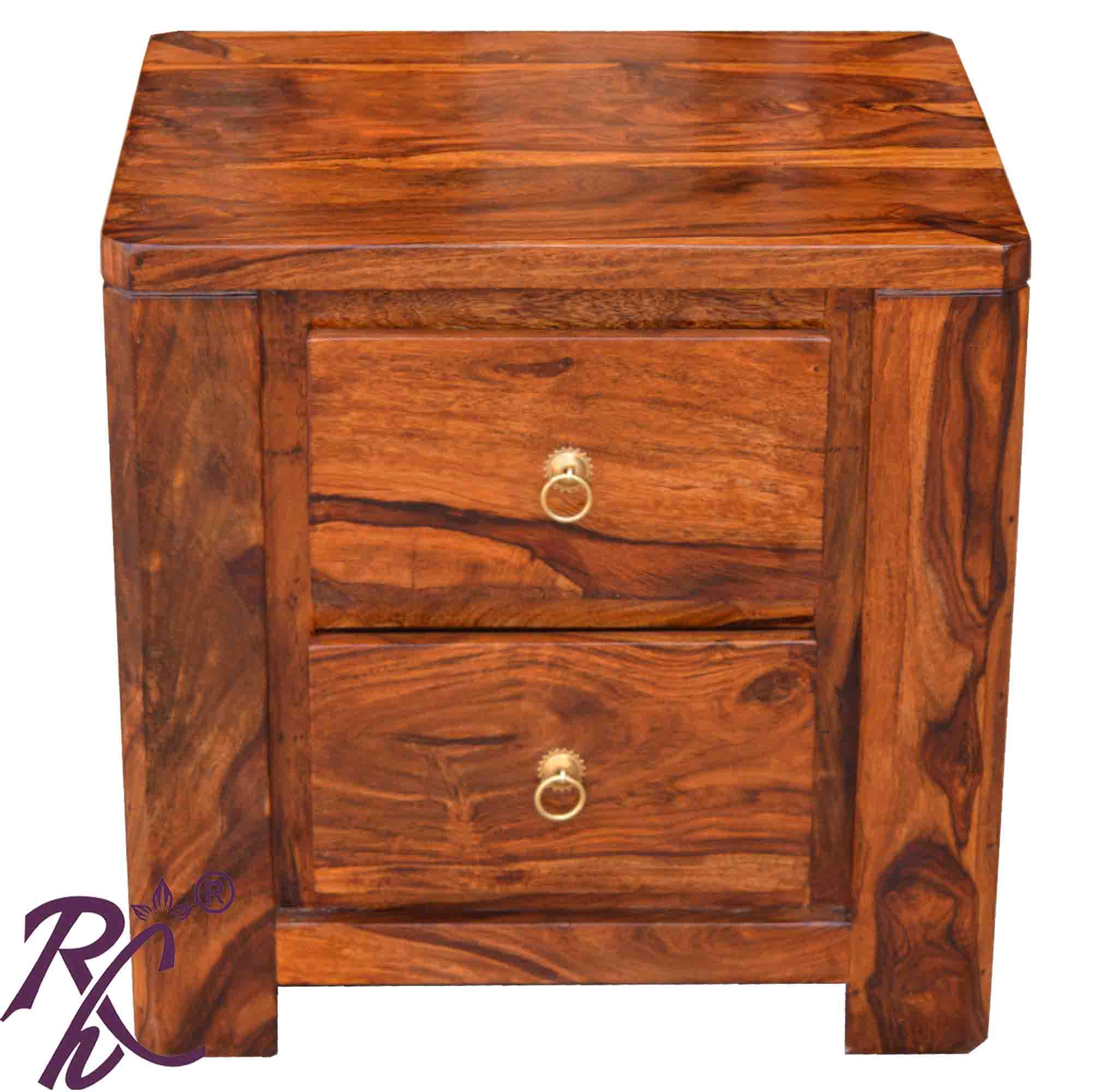 Solid Wood King Size Bed With Storage