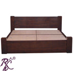 Solid Wood Queen Size Bed With Storage