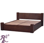 Solid Wood King Size Bed With Storage