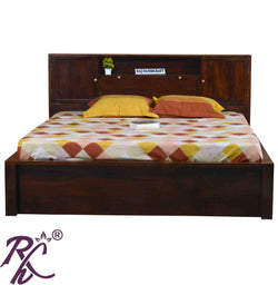 Solid Wood Depot Storage King Size With Storage Bed