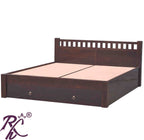 Solid Wood Kubera Design King Size With Storage Bed With Frount Drawer