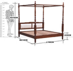 Solid Wood Poster Bed