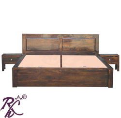 Solid Wood King Size With Storage Bed