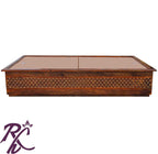Solid Wooden Jiksa Jali Single Diwan Bed