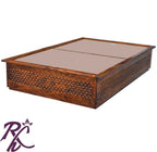 Solid Wooden Jiksa Jali Single Diwan Bed