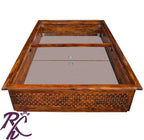 Solid Wooden Jiksa Jali Single Diwan Bed