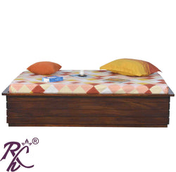 Solid Wood Diwan Bed With Storage
