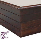 Solid Wood Diwan Bed With Storage Single