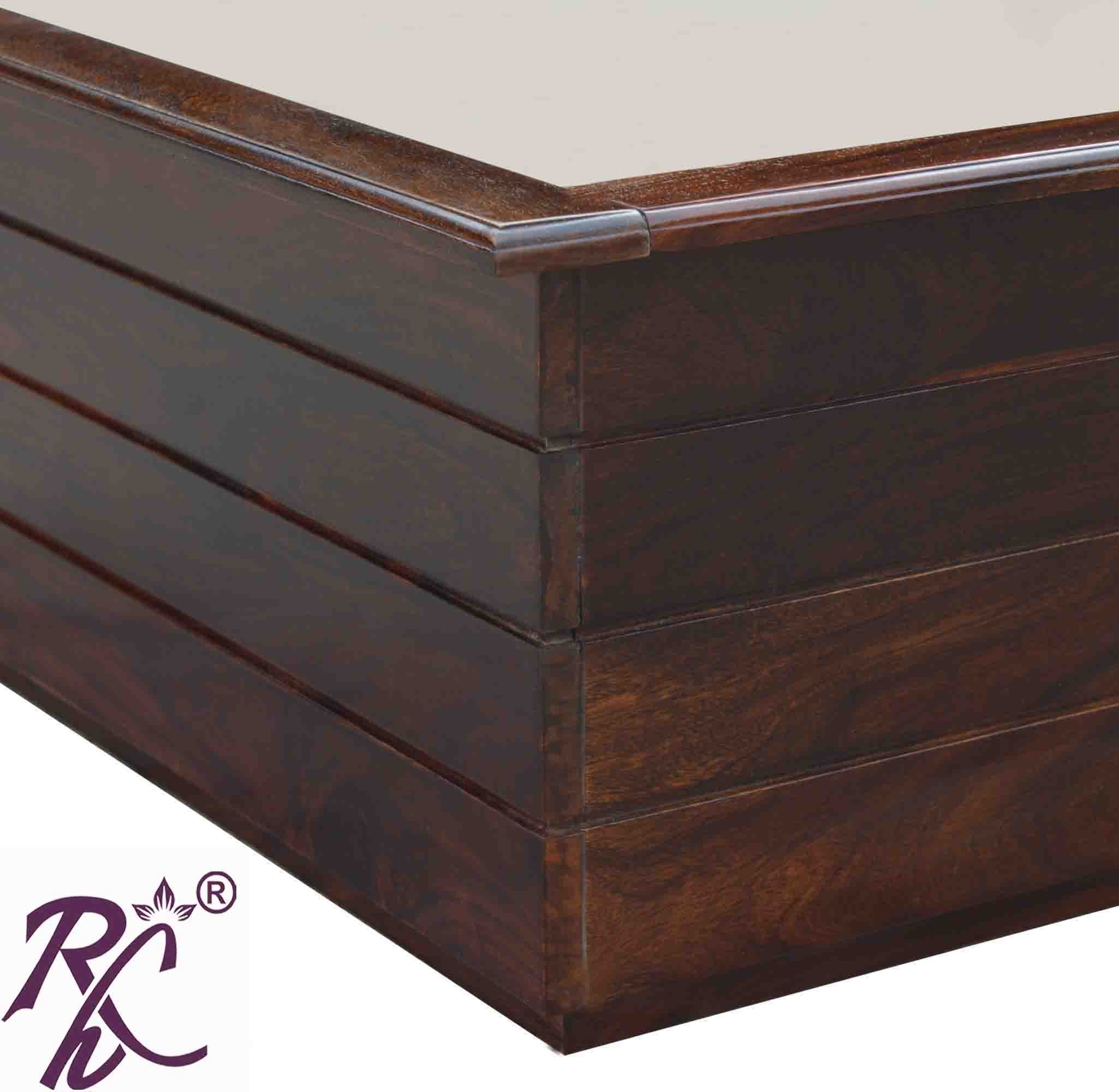 Solid Wood Diwan Bed With Storage Single