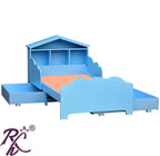 Solid Wood Kid's Storage Bed Without Sticker