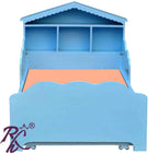 Solid Wood Kid's Storage Bed Without Sticker