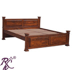 Solid Wood King Size Without Storage Bed