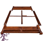 Solid Wood King Size Without Storage Bed