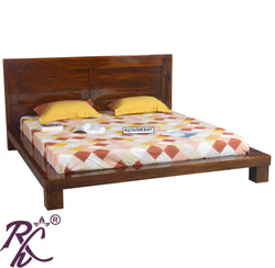 Solid Wood Wooden Platform Bed W/O Storage