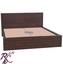 Solid Wood Cadbury Design King Size Storage Bed