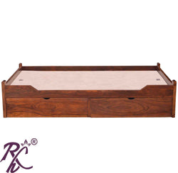 Solid Wood Diwan Bed With Storage