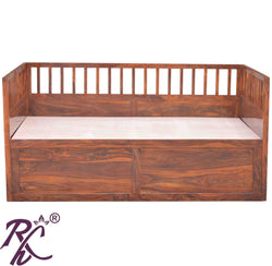 Solid Sheesham Wooden Diwan Bed