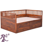 Solid Sheesham Wooden Diwan Bed