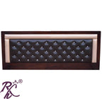 Solid Wood King Size Bed Head Part Cushion Design With Storage