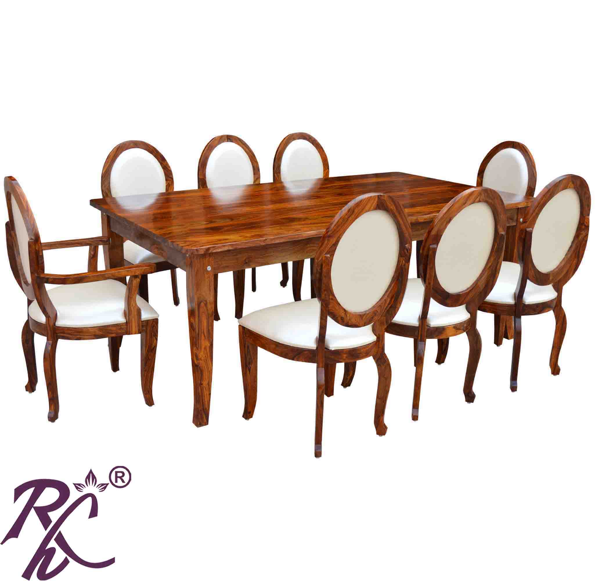 Solid Wood Royal Dining Set ( 8 Seater) - RAJ HANDICRAFT