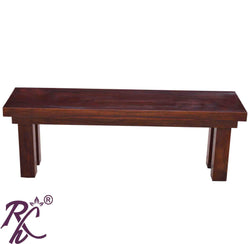 Solid Wood Cube Top Bench