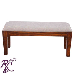 Solid Wood Cushion Top Bench