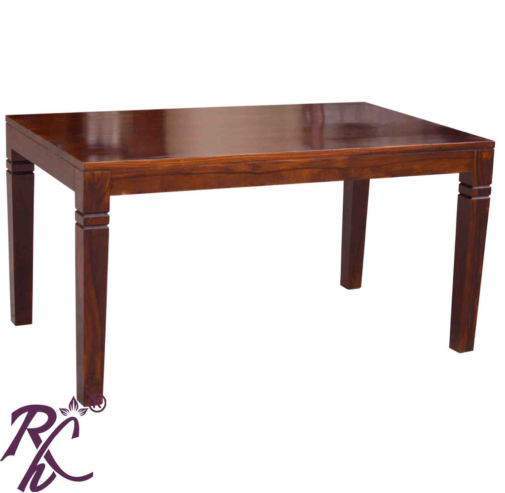 Wooden Throat Design Dining Set 4 Seater